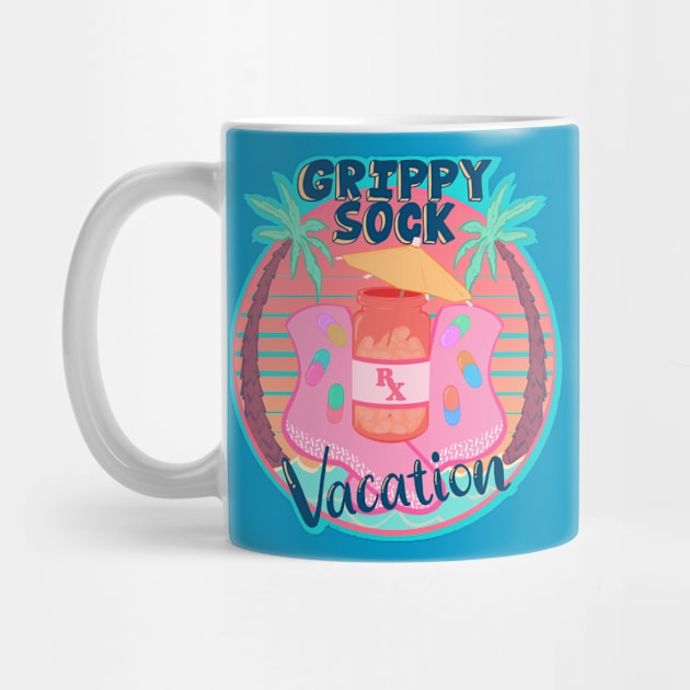 Grippy Sock Vacation by LVBart